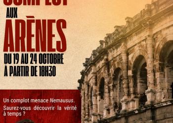 Gagnez vos places pour le spectacle Complot aux Arènes du 19 au 24 octobre aux Arènes de Nîmes !